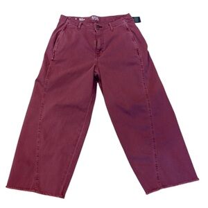 a.n.a Women's Flare Jeans in Burgundy